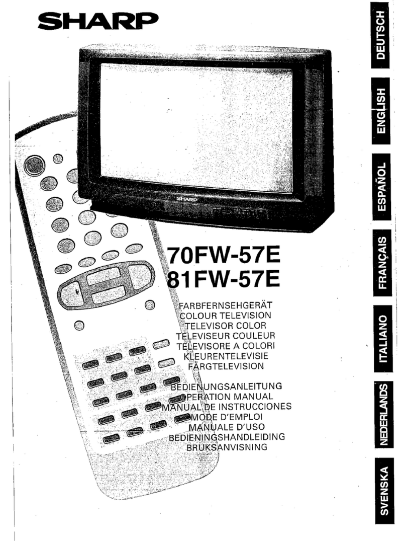 Sharp 70FW-57E User manual
