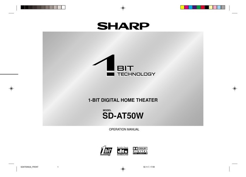 Sharp SD-AT50W User manual