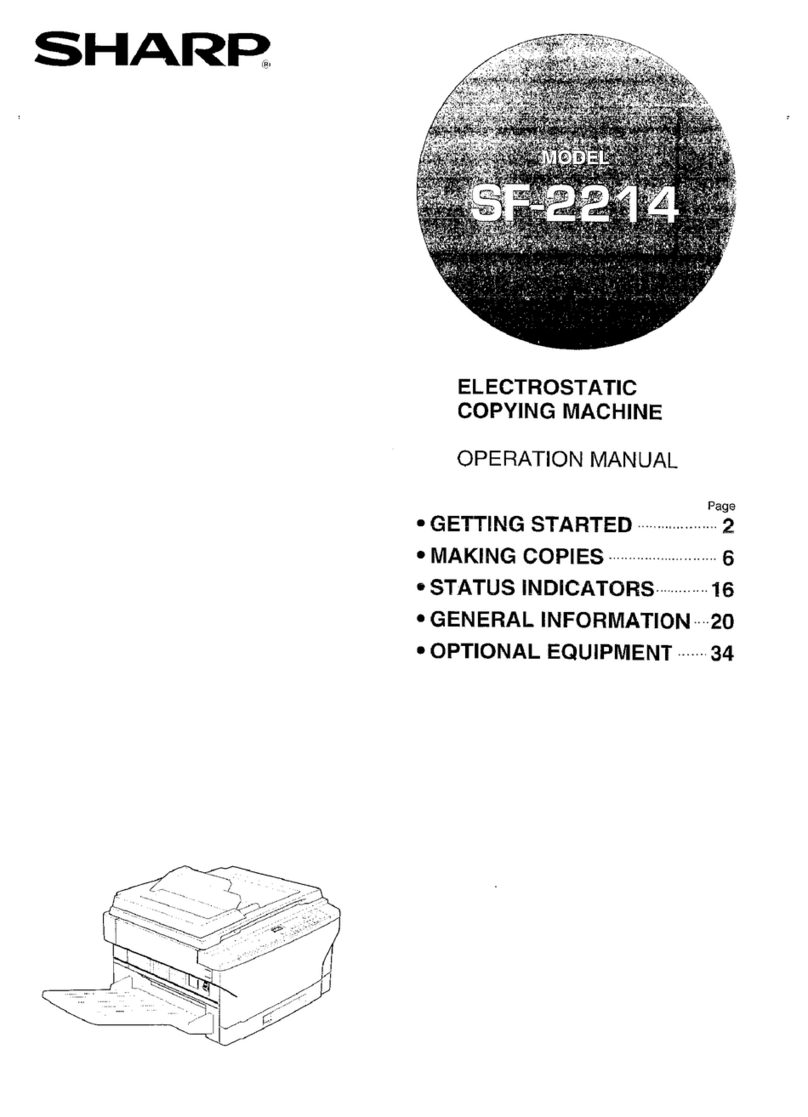 Sharp SF-2214 User manual