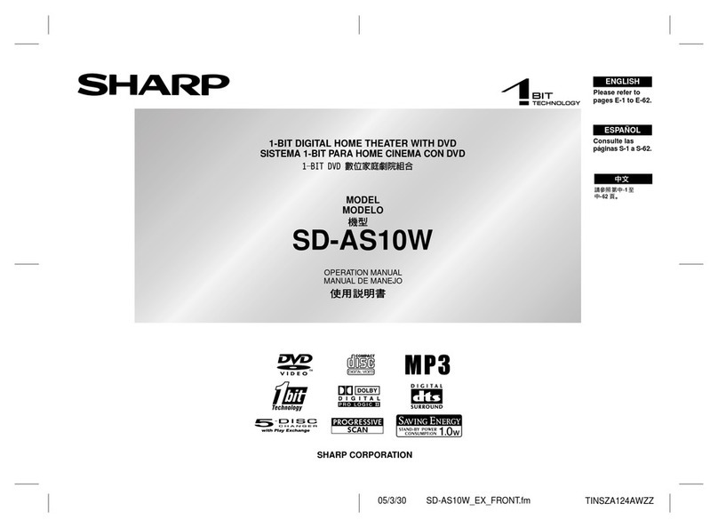 Sharp SD-AS10W User manual Sharp SD-AS10W User manual
