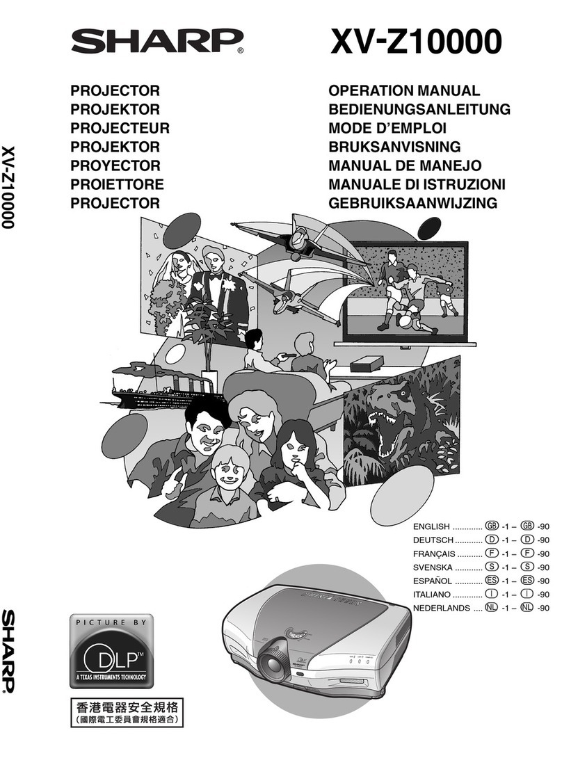 Sharp XV-Z10000 User manual