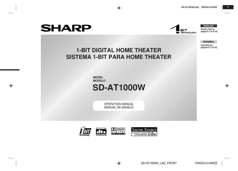 Sharp SD-AT1000W User manual Sharp SD-AT1000W User manual