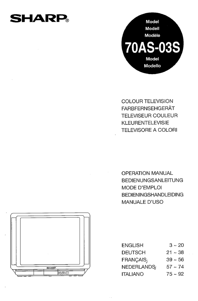 Sharp 70AS-03S User manual