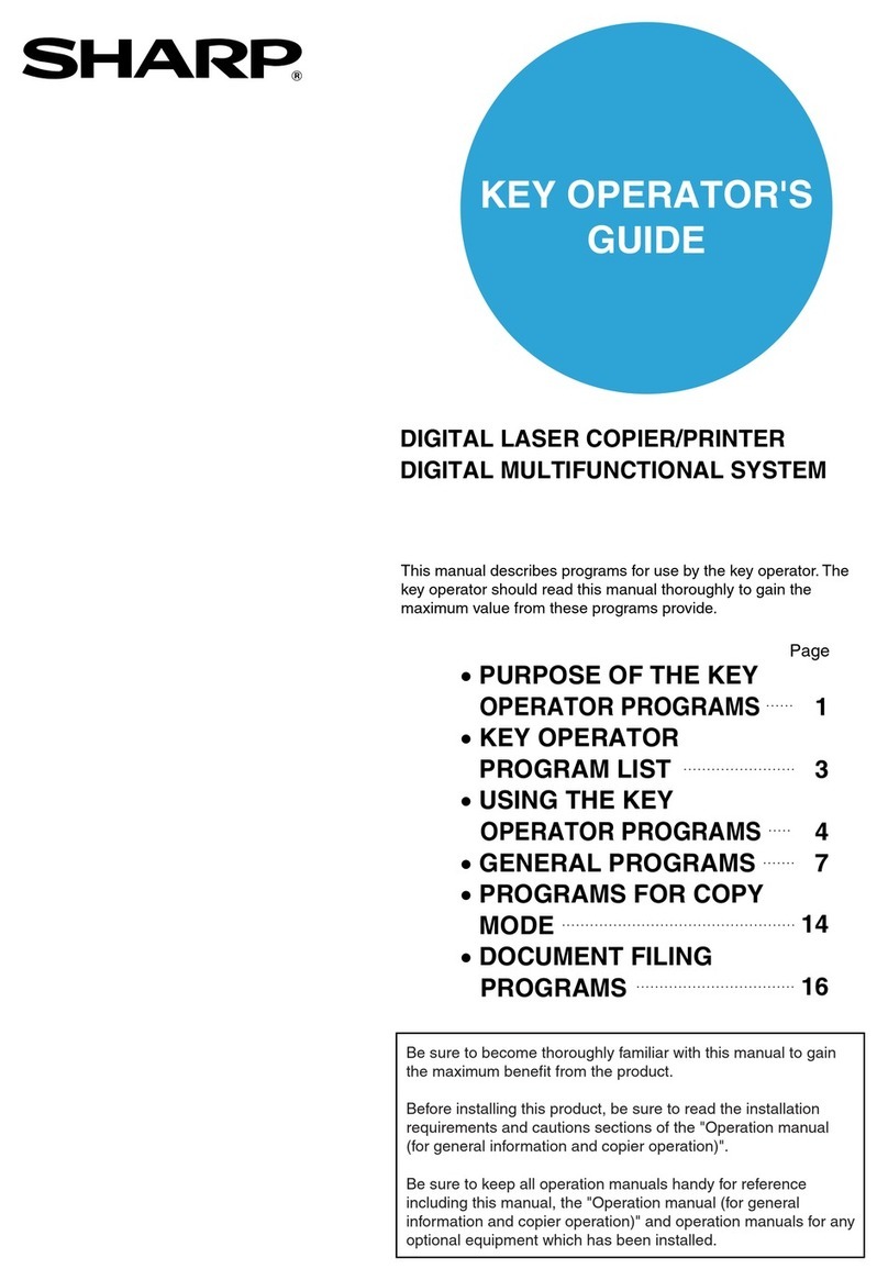 Sharp AR-M550N User manual