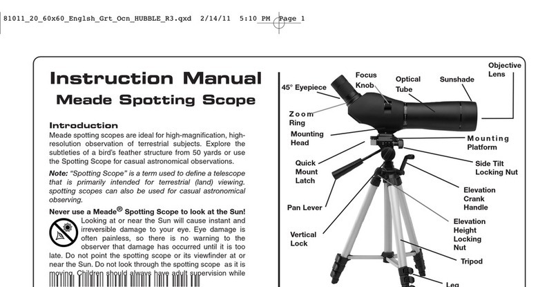 Meade Spotting Scope instruction manual