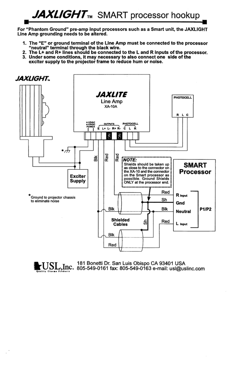 Usl Jaxlight manual&nbsp;