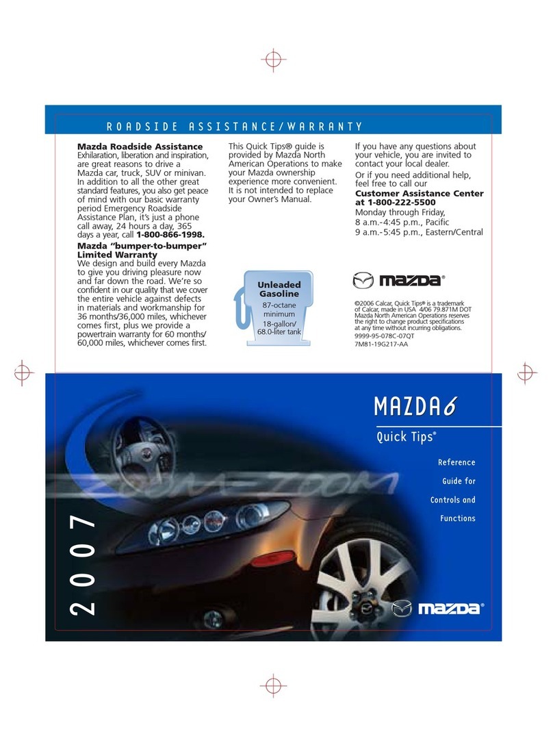 Mazda Mazda 6 Assembly instructions