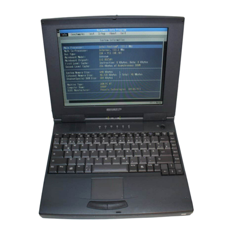 Sharp PC-9300 User manual
