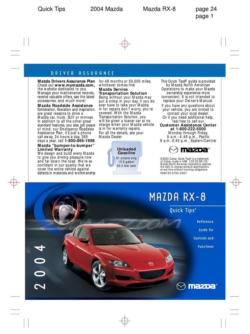 Mazda RX-8 Assembly instructions