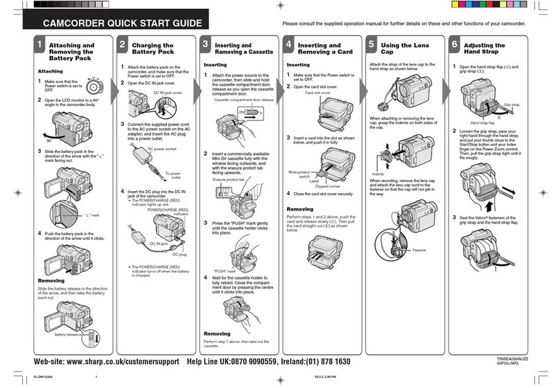 Sharp ViewcamZ VL-Z8H User manual