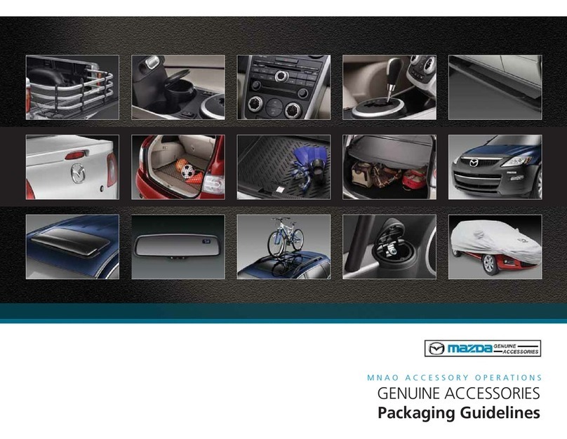 Mazda GENUINE ACCESSORIES User manual