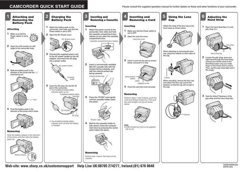 Sharp ViewcamZ VL-Z3H User manual