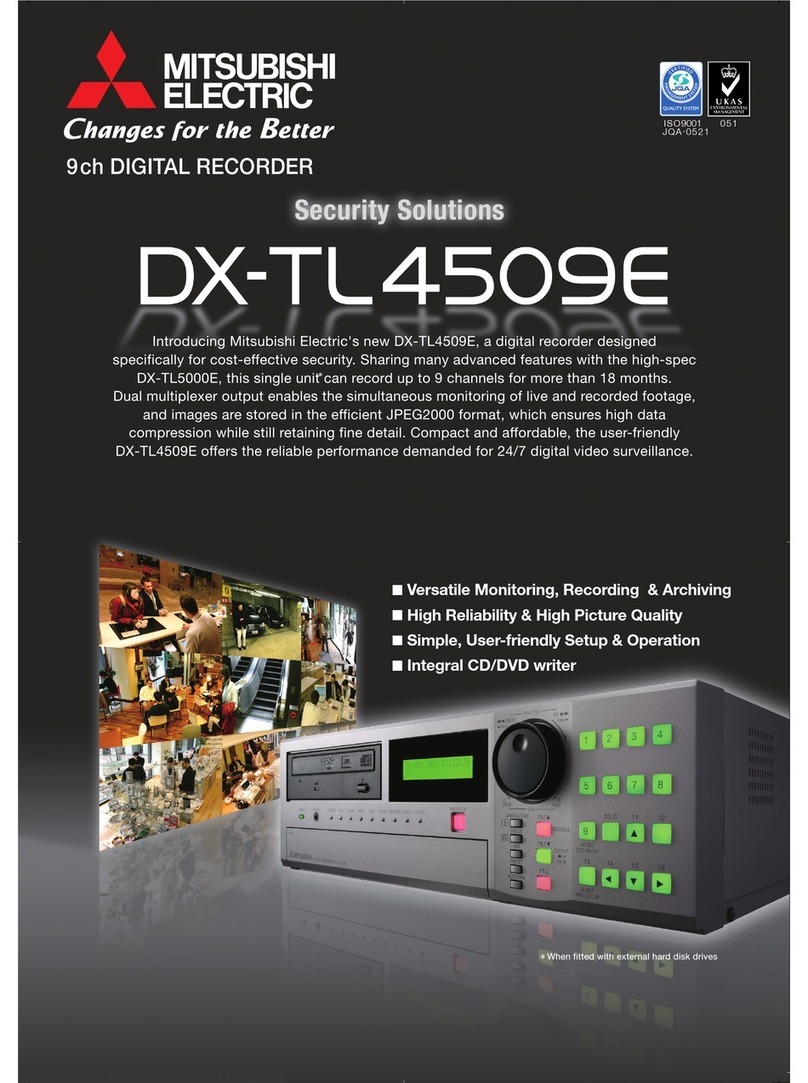 Mitsubishi Electric DX-TL4509E series Specification sheet