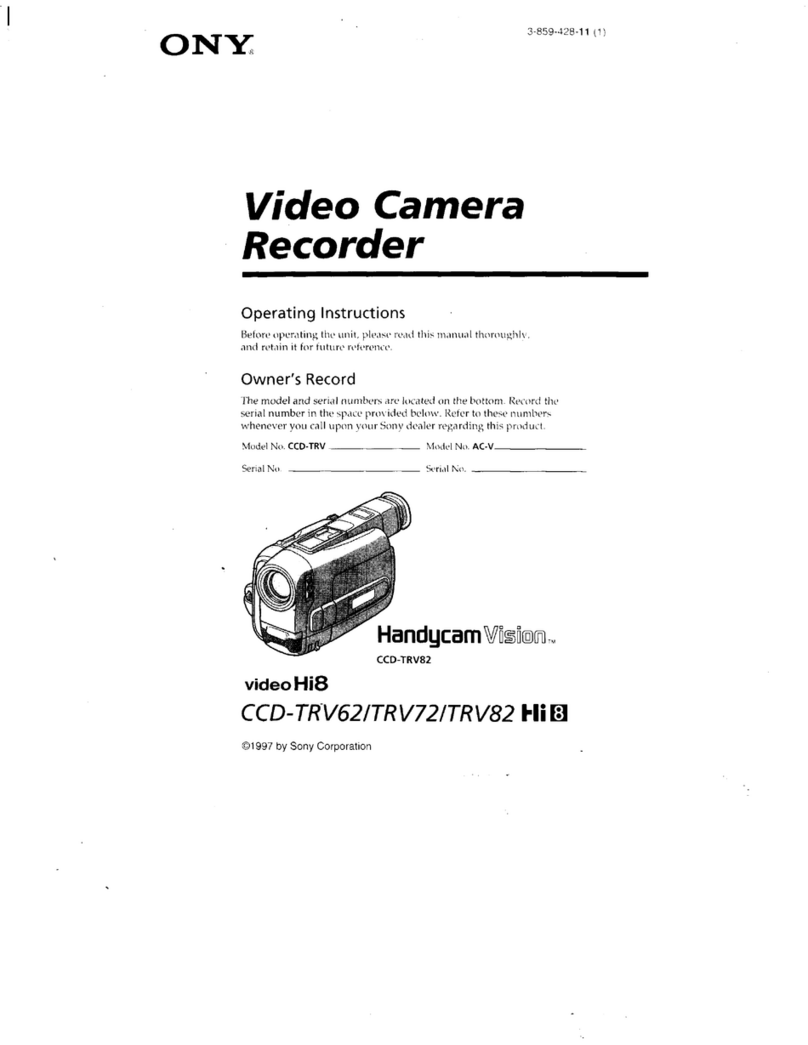 Sony Handycam Vision CCD-TRV62 User manual