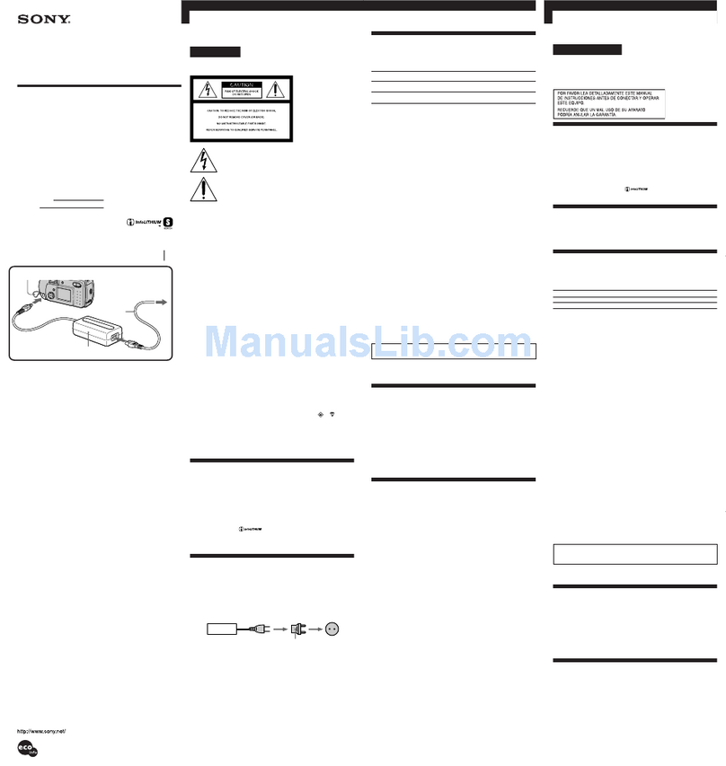 Sony AC-LS1 operating instructions Sony AC-LS1 operating instructions