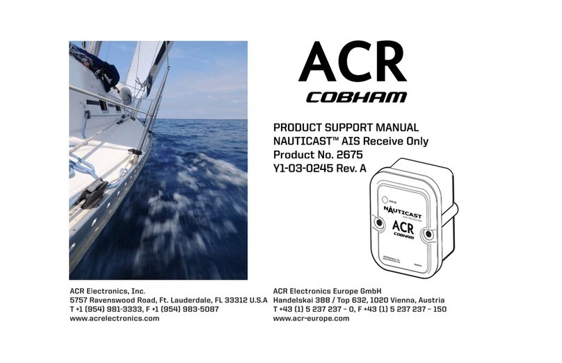 ACR Electronics Nauticast 2625 User manual