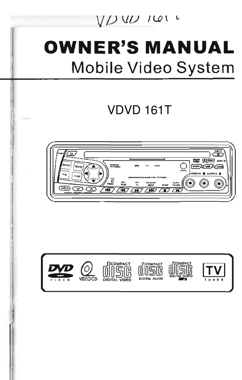 Soundstream VDVD 161T owner's manual