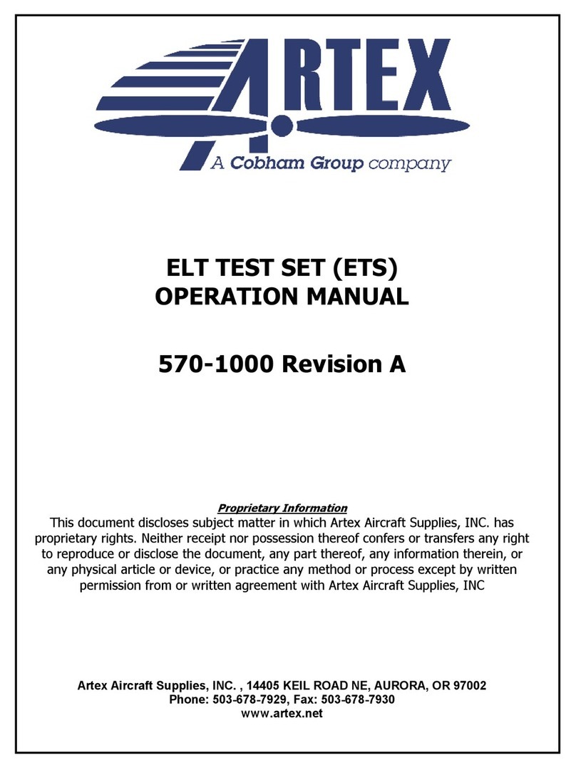 ARTEX 570-1000 Revision A Operation manual