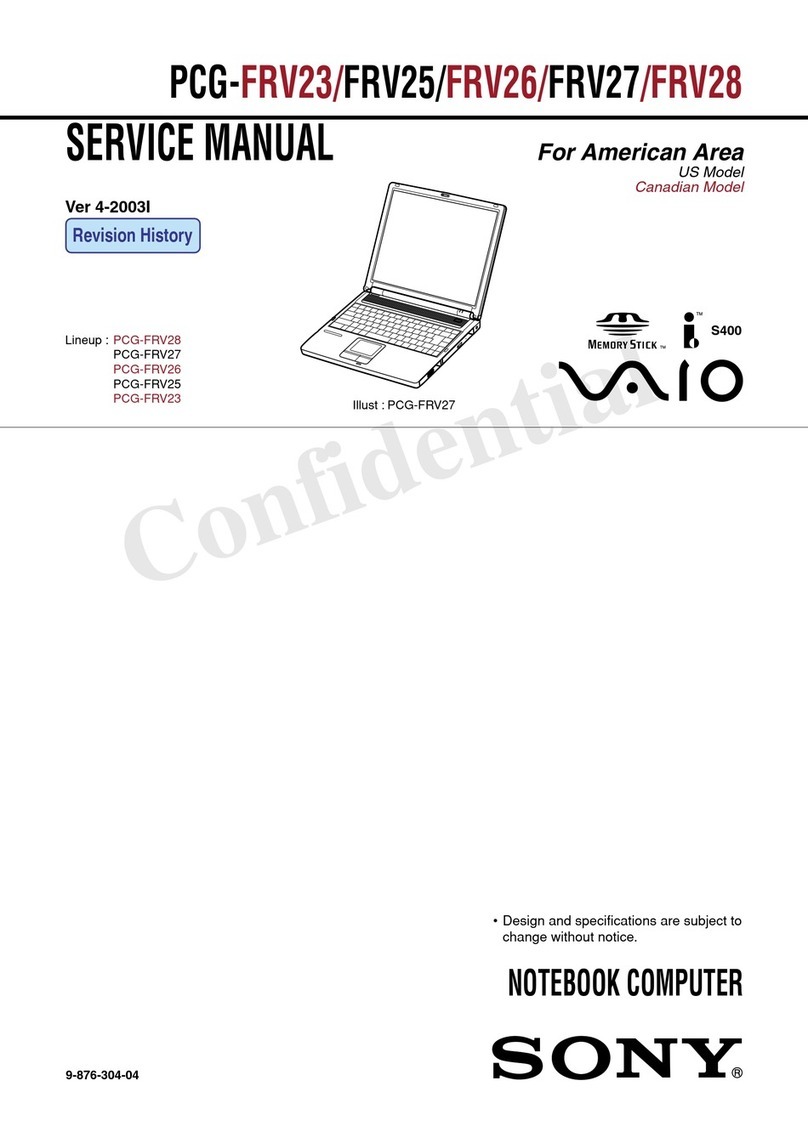 Sony VAIO PCG-FRV23 User manual