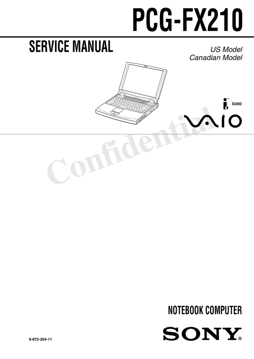 Sony VAIO PCG-FX210 Service manual