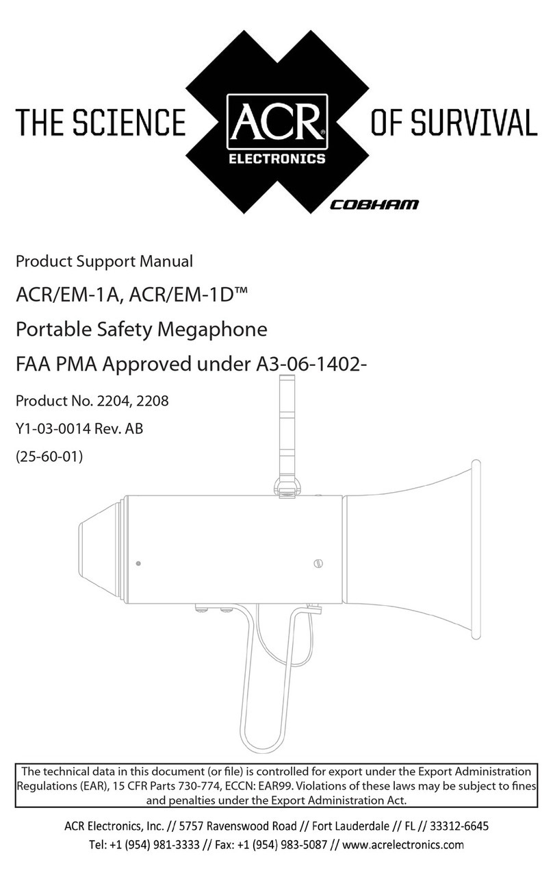 ACR Electronics 2204 Installation instructions