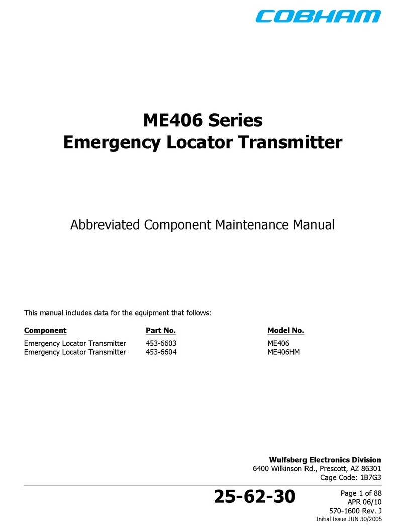 ACR Electronics ME406 Series User manual ACR Electronics ME406 Series User manual