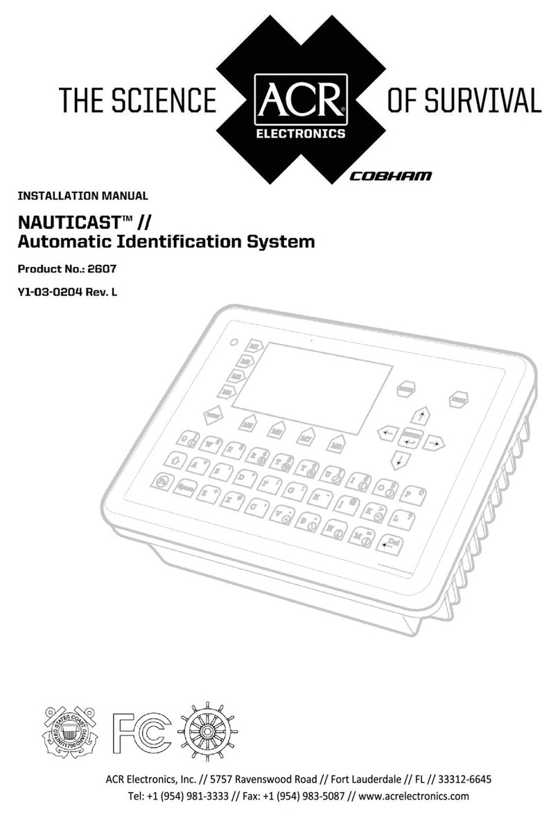 ACR Electronics NAUTICAST User manual