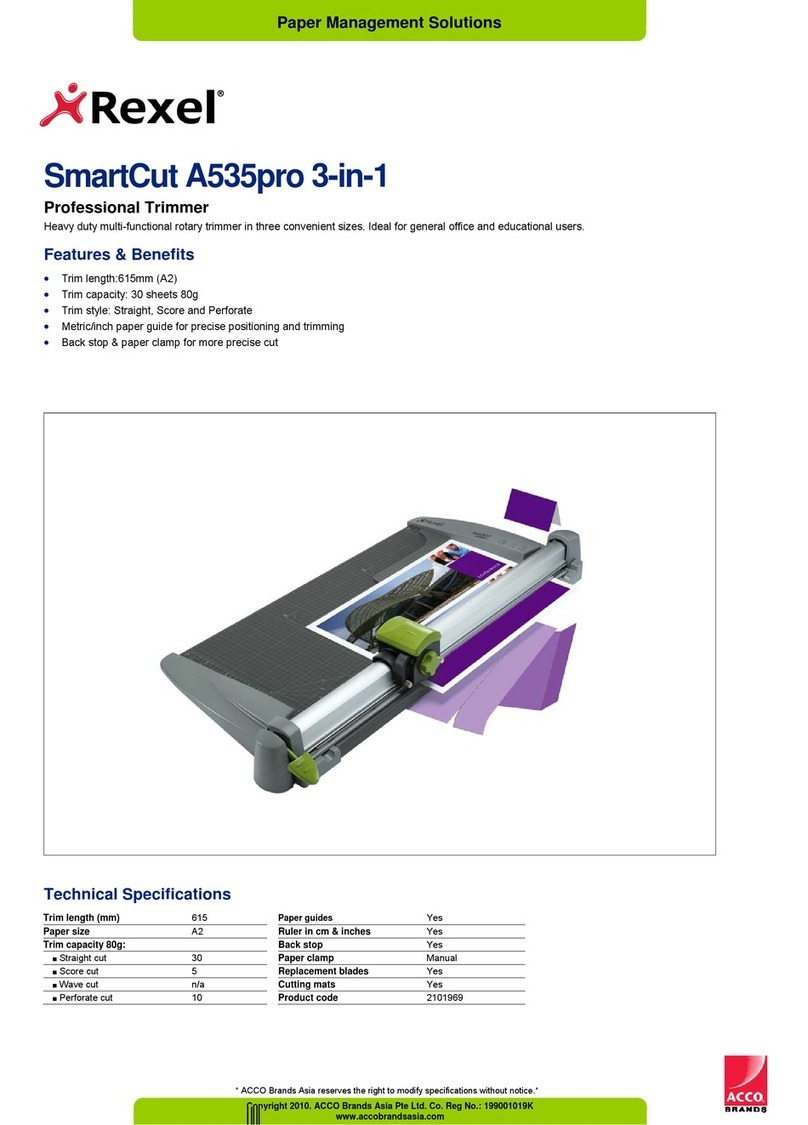 Rexel SmartCut A535pro specification