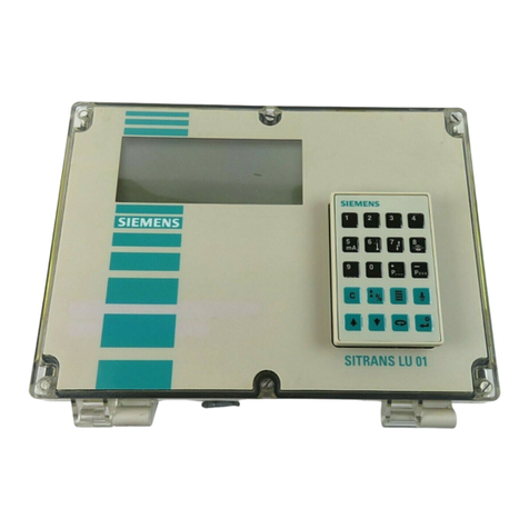 Siemens sitrans LU01 instruction manual