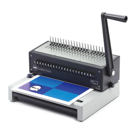 GBC CombBind C150Pro instruction manual