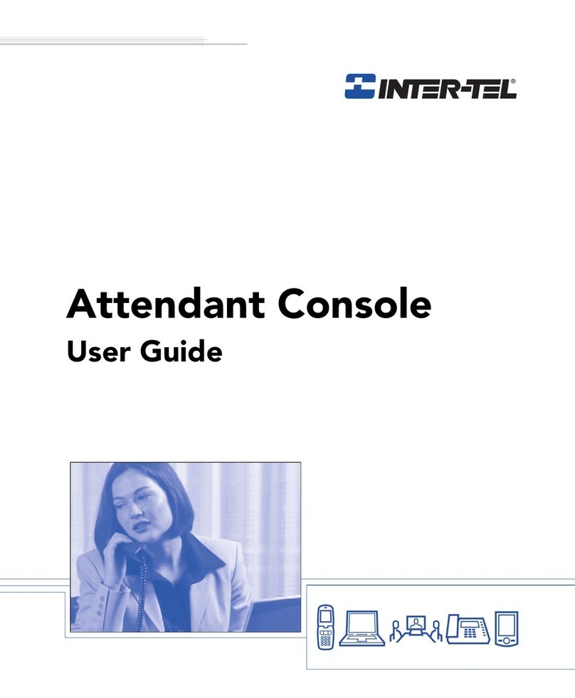 intertel Attendant Console user guide