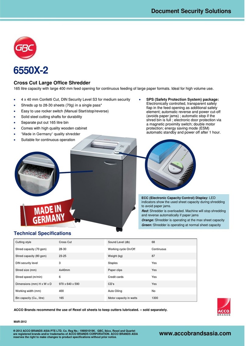 GBC 6550X-2 specification