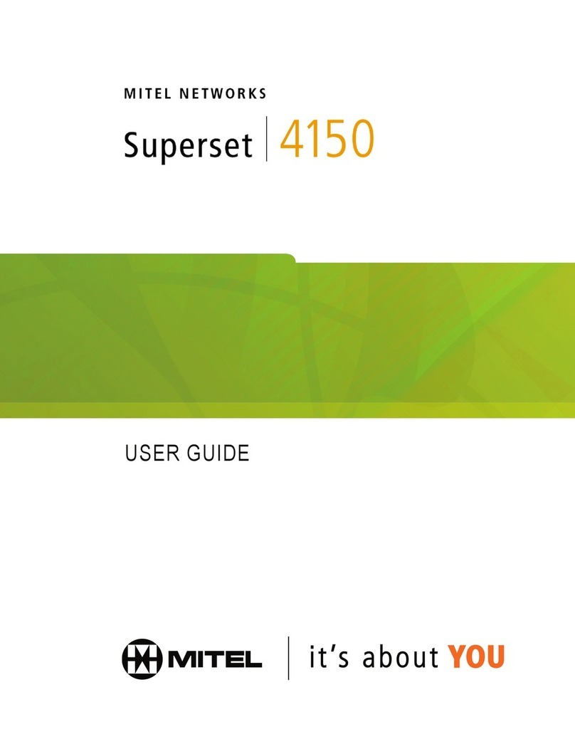 Mitel Superset 4150 user guide