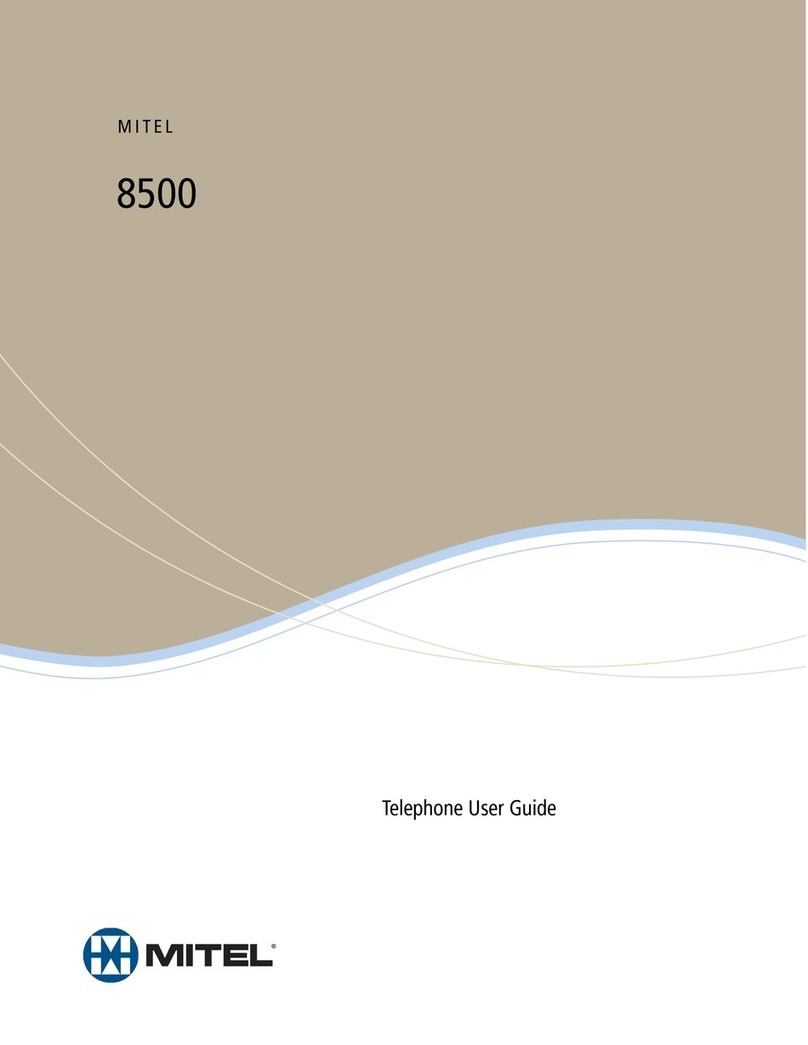 Mitel 8500 User manual