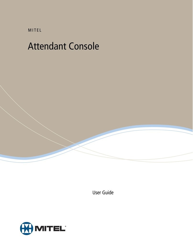 Mitel Attendant Console User manual