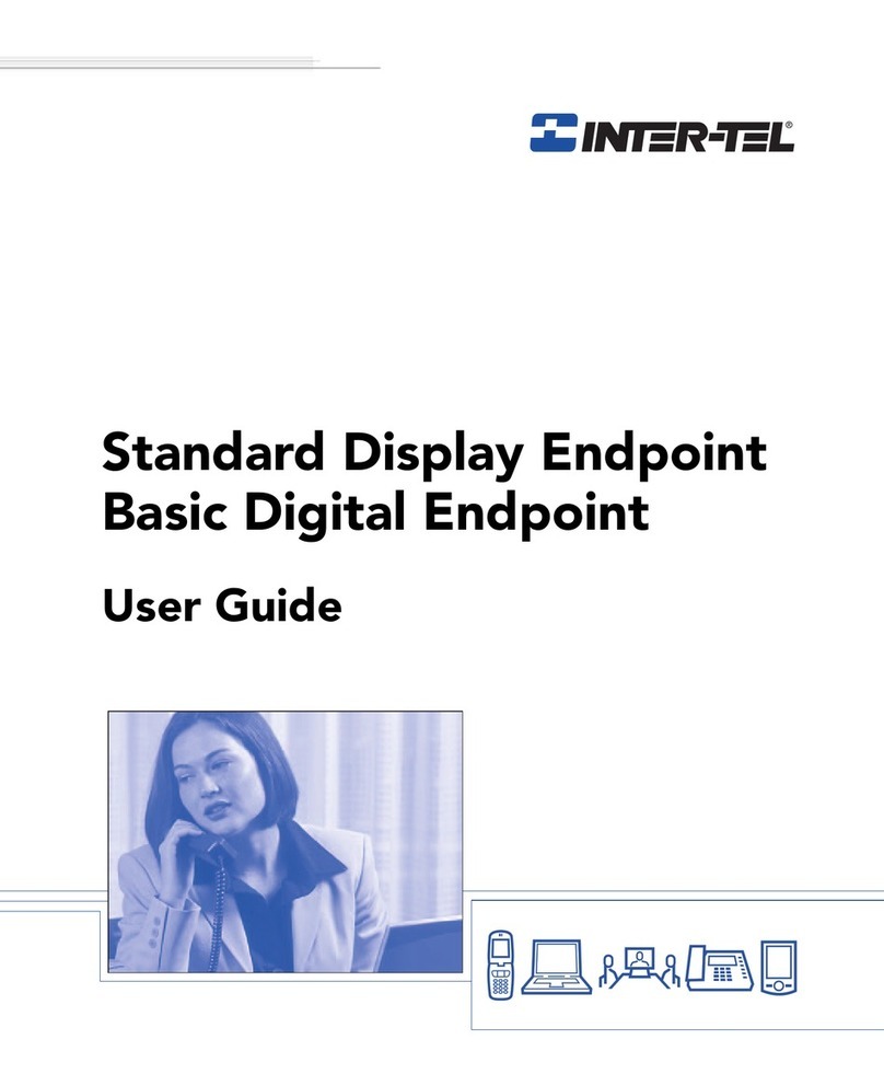 intertel Standard Display Endpoint User manual