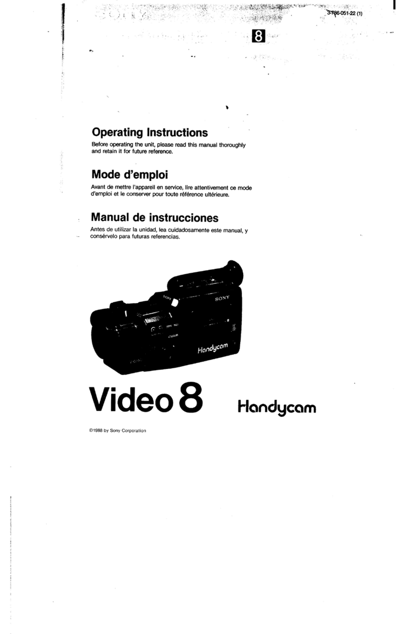 Sony Handycam CCD-F40 User manual