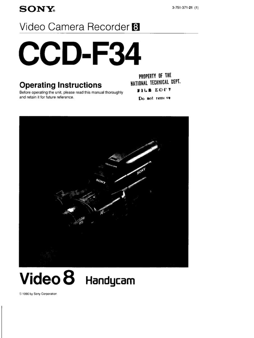 Sony Handycam CCD-F34 operating instructions