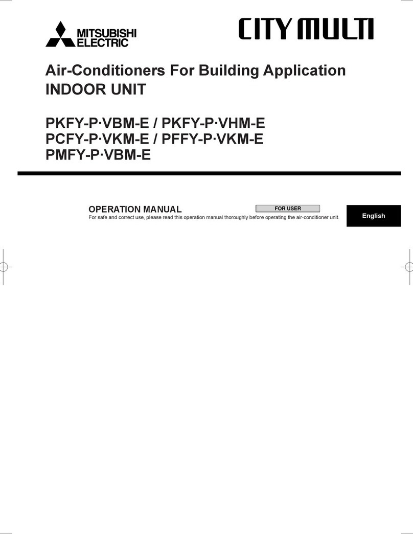 Mitsubishi City Multi PKFY-P VBM-E User manual