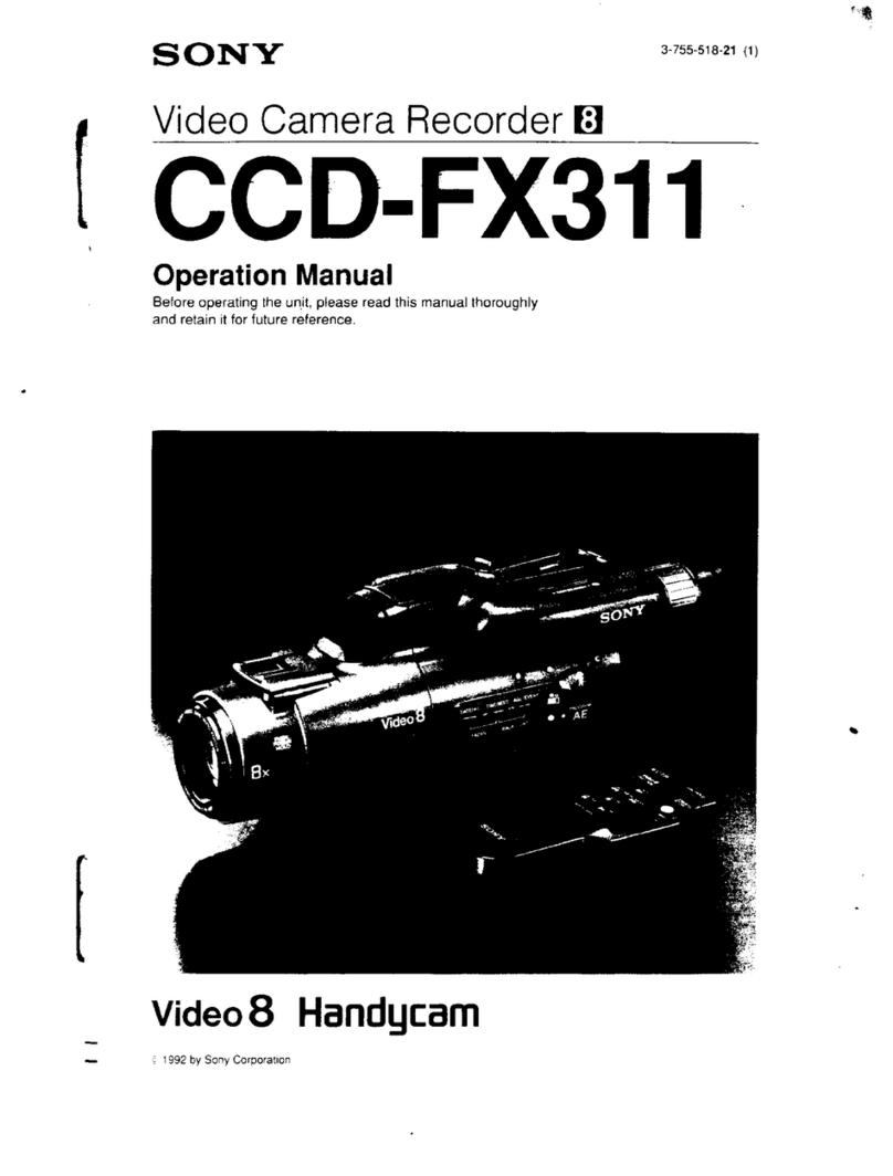 Sony Handycam CCD-FX311 Operation manual