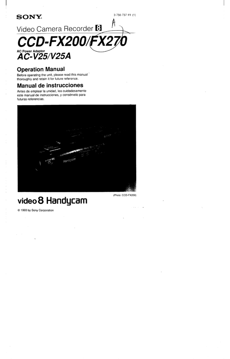 Sony Handycam CCD-FX200 User manual