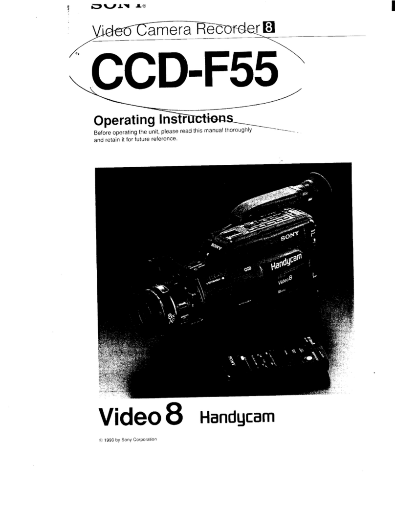 Sony Handycam CCD-F55 User manual Sony Handycam CCD-F55 User manual