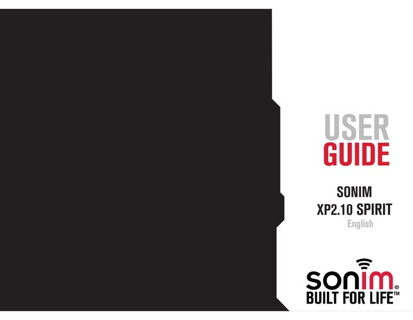 Sonim XP2.10 SPIRIT User manual Sonim XP2.10 SPIRIT User manual