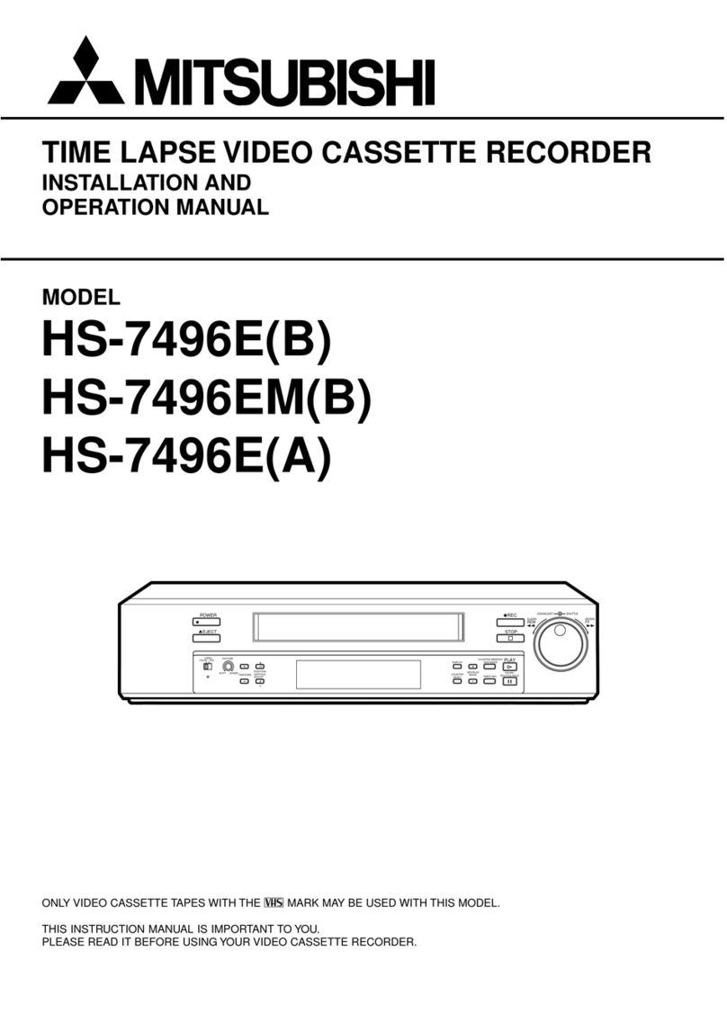 Mitsubishi HS-7496E User manual
