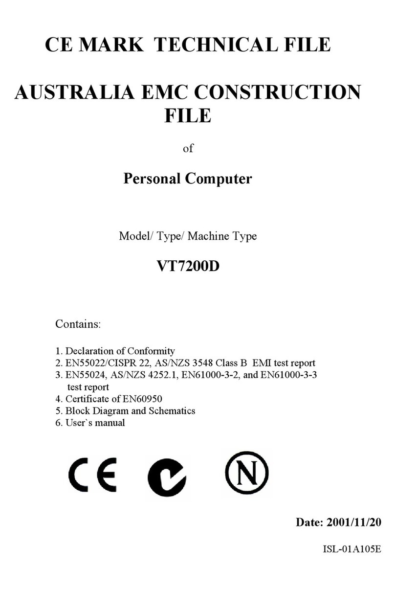 Acer VT7200D User manual