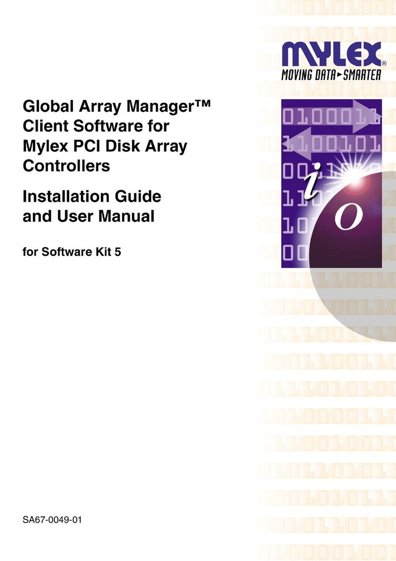 Mylex Global Array Manager Installation guide and user's manual