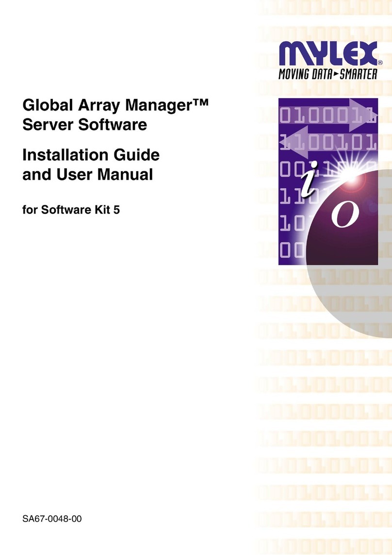 Mylex Global Array Manager Installation guide and user's manual