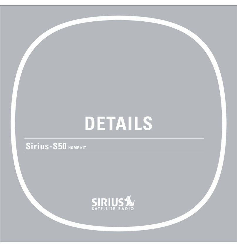 Sirius Satellite Radio S50 Details