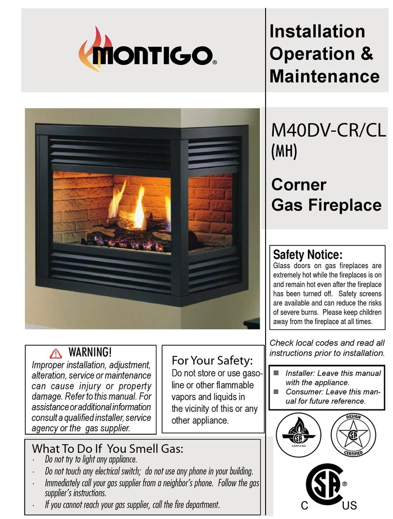 Montigo M40DV-CR Owner's manual