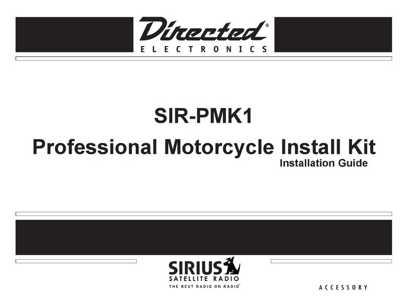 Sirius Satellite Radio SIR-PMK1 installation guide
